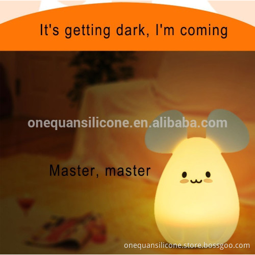 Bed Bedside Lamp Lights portable Silicone LED Night Lamp